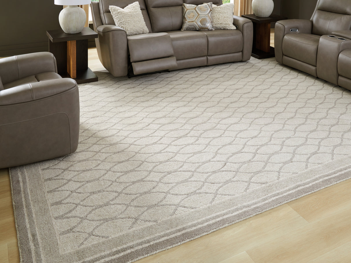 Nashville Furniture Outlets - Ashley Furniture - Wimney Rug - Extra Large Rug / Gray - R407280