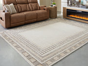 Nashville Furniture Outlets - Ashley Furniture - Idaman Rug - Large Rug / Taupe/Brown - R407291