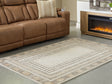 Nashville Furniture Outlets - Ashley Furniture - Idaman Rug - Medium Rug / Taupe/Brown - R407292