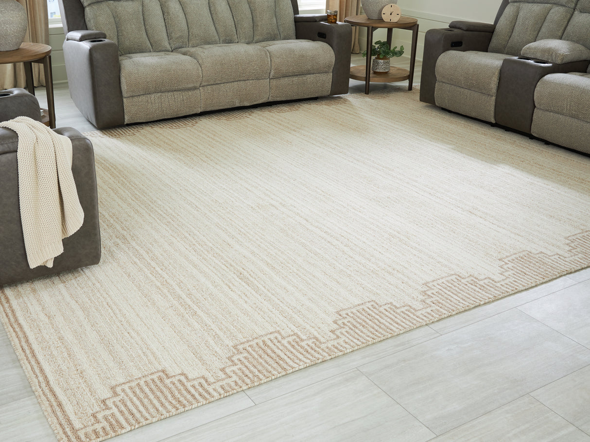 Nashville Furniture Outlets - Ashley Furniture - Emorymore Rug - Extra Large Rug / Brown/Beige - R407300