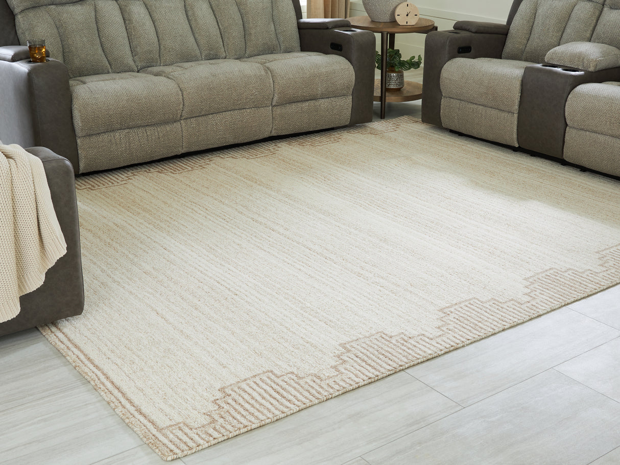 Nashville Furniture Outlets - Ashley Furniture - Emorymore Rug - Large Rug / Brown/Beige - R407301