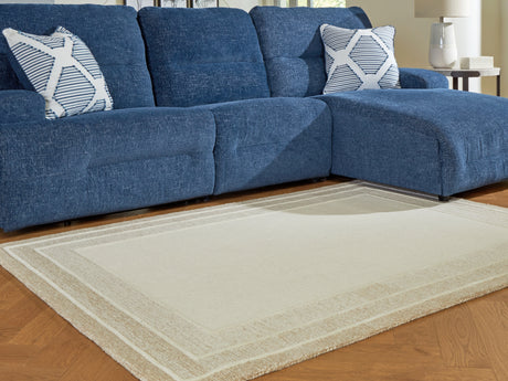 Nashville Furniture Outlets - Ashley Furniture - Teelgan Rug - Medium Rug / Ivory/Tan - R407312