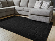 Nashville Furniture Outlets - Ashley Furniture - Gibbswell Rug - Washable 5' x 7' Area Rug / Black - R407462