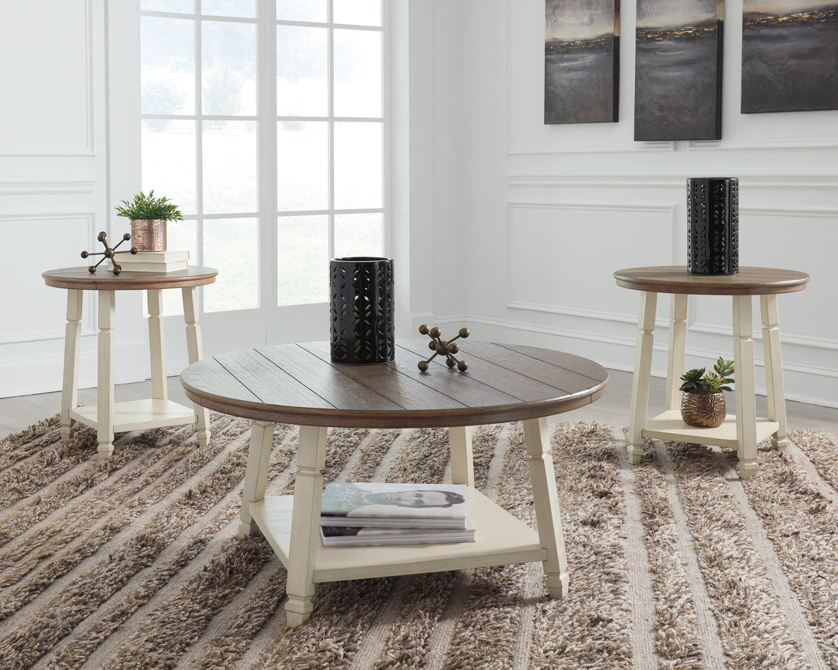 Nashville Furniture Outlets - Ashley Furniture - Bolanbrook Table (Set of 3) - Occasional Table Set (3/CN) / Two-tone - T377-13