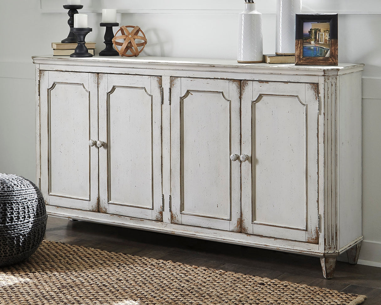 Nashville Furniture Outlets - Ashley Furniture - Mirimyn Accent Cabinet - Accent Cabinet / Antique White - T505-560