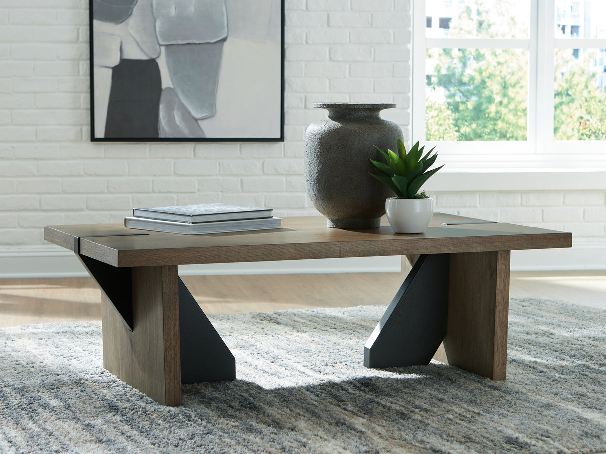 Nashville Furniture Outlets - Ashley Furniture - Kandinew Coffee Table - Rectangular Cocktail Table - T554-1