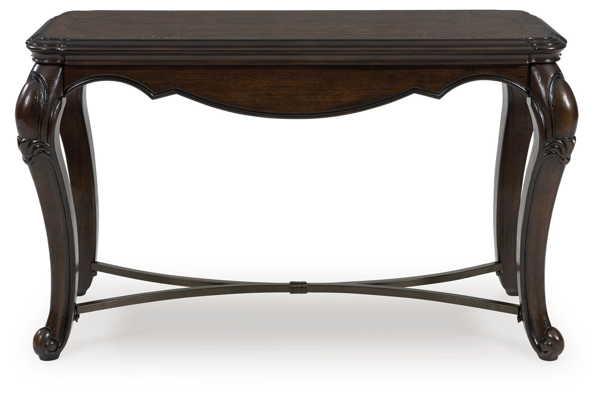 Nashville Furniture Outlets - Ashley Furniture - Maylee Sofa Table - Sofa Table / Dark Brown - T617-4