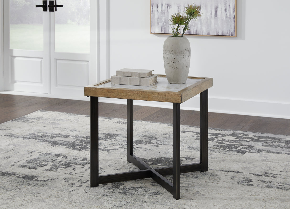 Nashville Furniture Outlets - Ashley Furniture - Montia End Table - Square End Table / Multi - T632-2