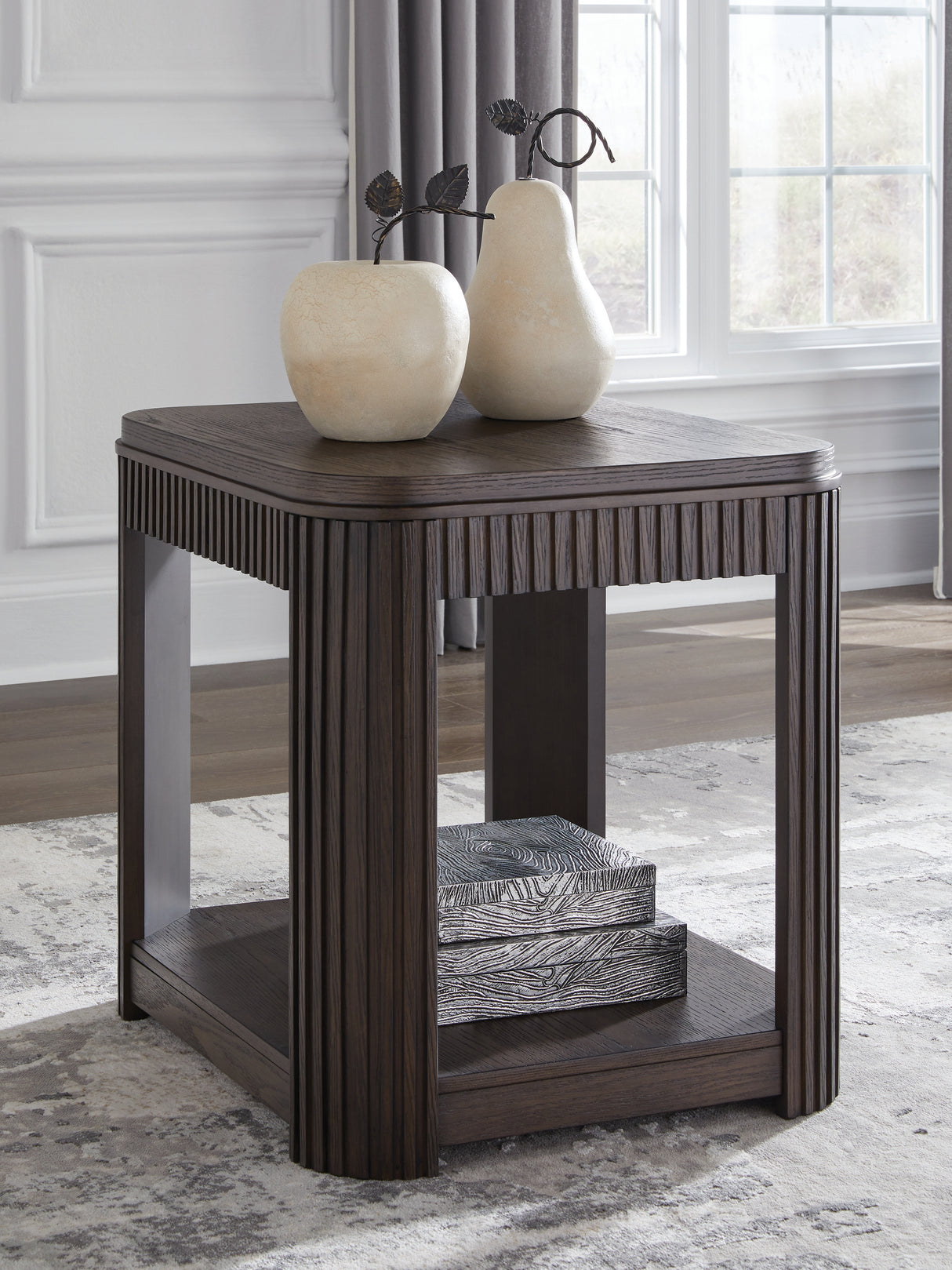 Nashville Furniture Outlets - Ashley Furniture - Carlibrie End Table - Rectangular End Table / Warm Brown - T700-3