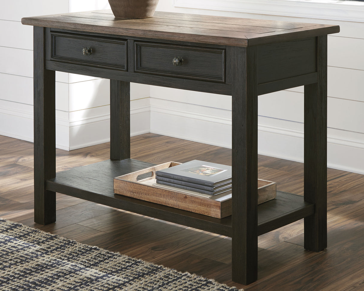 Nashville Furniture Outlets - Ashley Furniture - Tyler Creek Sofa/Console Table - Sofa Table / Grayish Brown/Black - T736-4