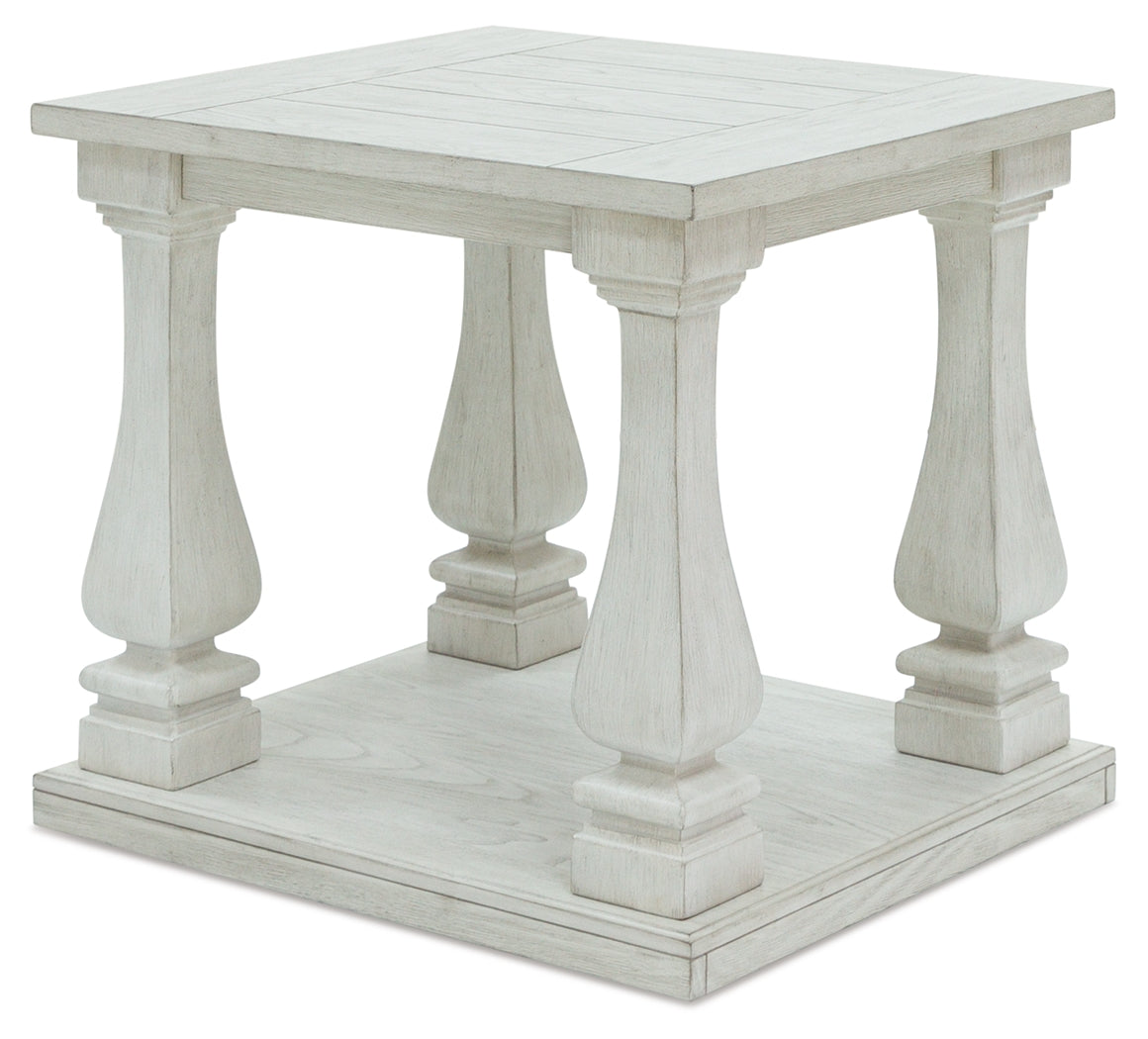 Nashville Furniture Outlets - Ashley Furniture - Arlendyne End Table - Rectangular End Table / Antique White - T747-3