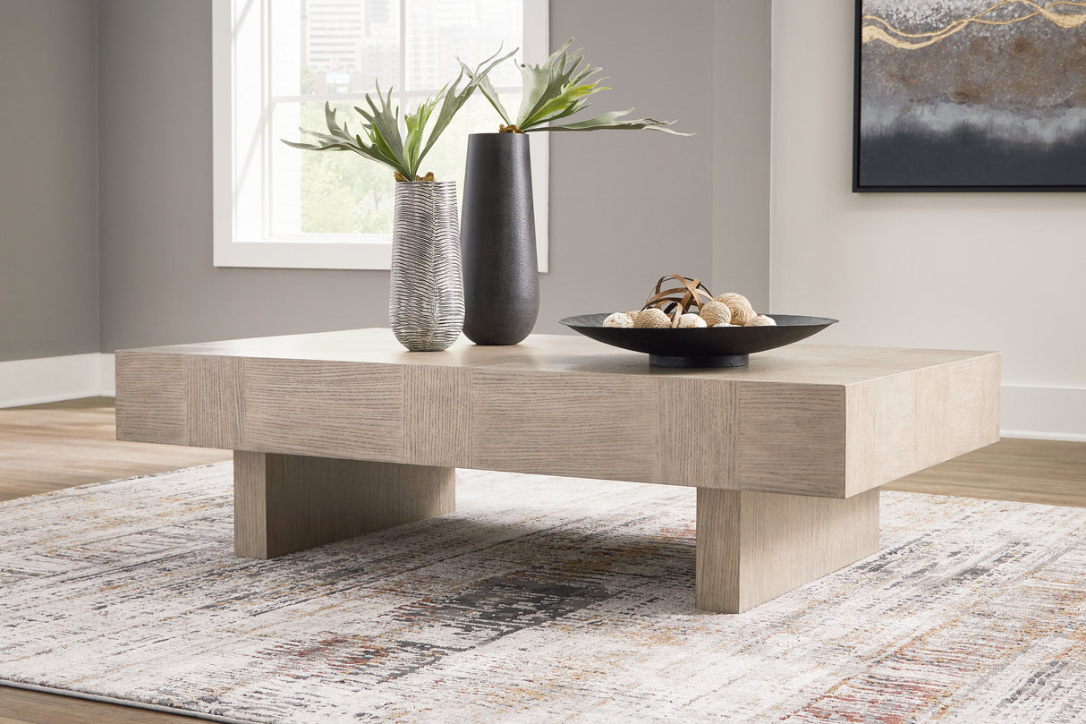 Nashville Furniture Outlets - Ashley Furniture - Jorlaina Coffee Table - Square Cocktail Table / Light Grayish Brown - T622-8