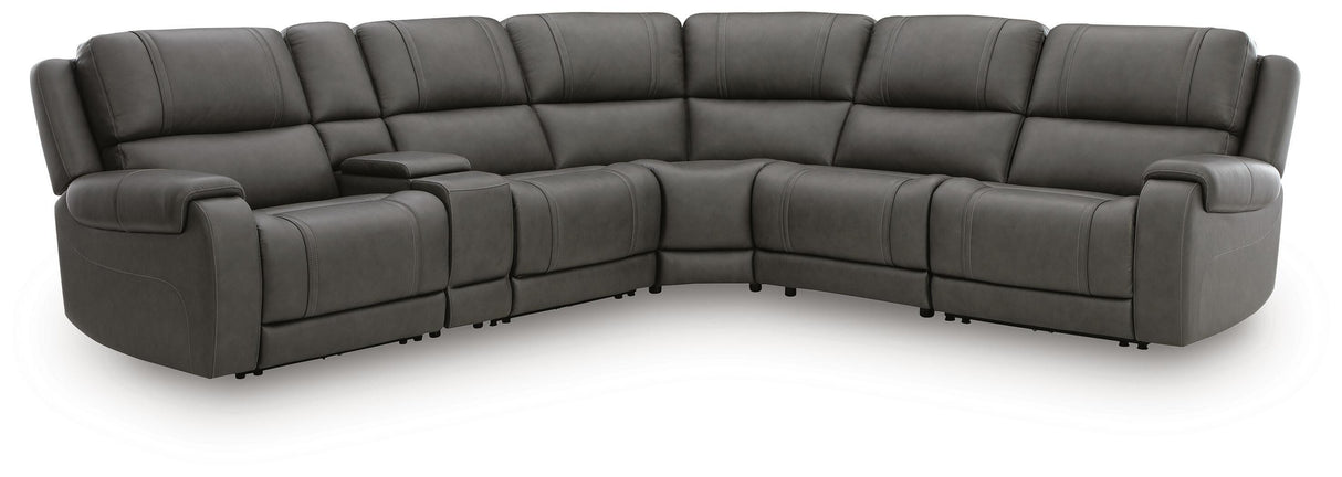 Nashville Furniture Outlets - Ashley Furniture - 5Z - Pittson Sectional - 6-Piece Power Reclining Sectional - PCU12600S8