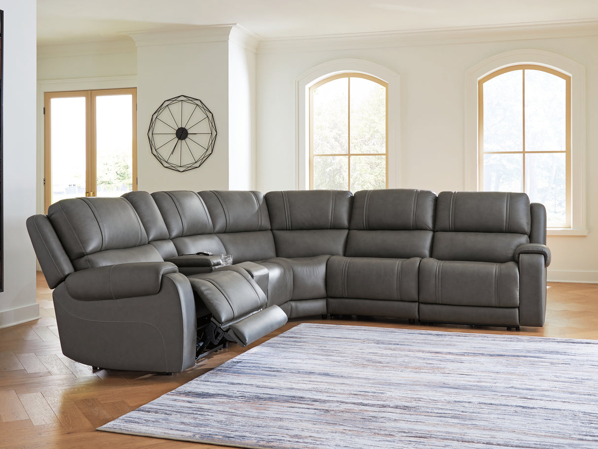 Nashville Furniture Outlets - Ashley Furniture - 5Z - Pittson Sectional - 6-Piece Power Reclining Sectional - PCU12600S5