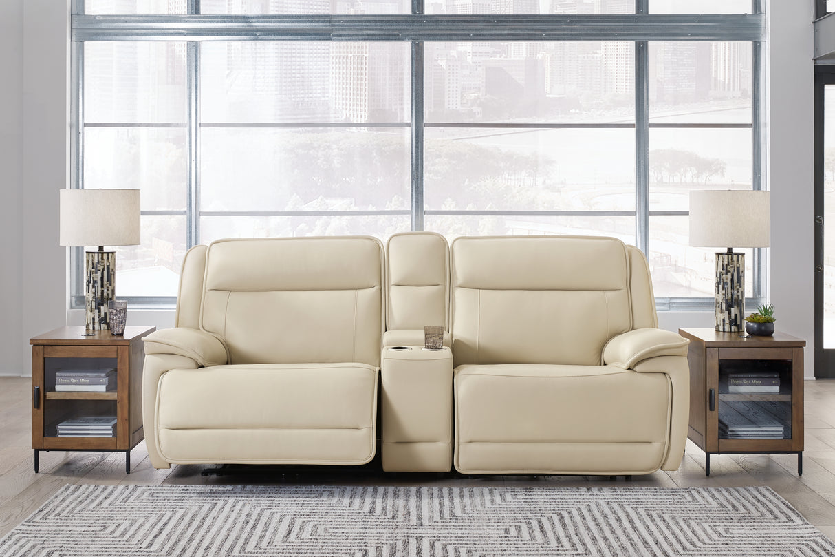 Nashville Furniture Outlets - Ashley Furniture - Double Deal Sectional - 7-Piece Reclining Sectional with 2 Consoles / Almond - U13001S9