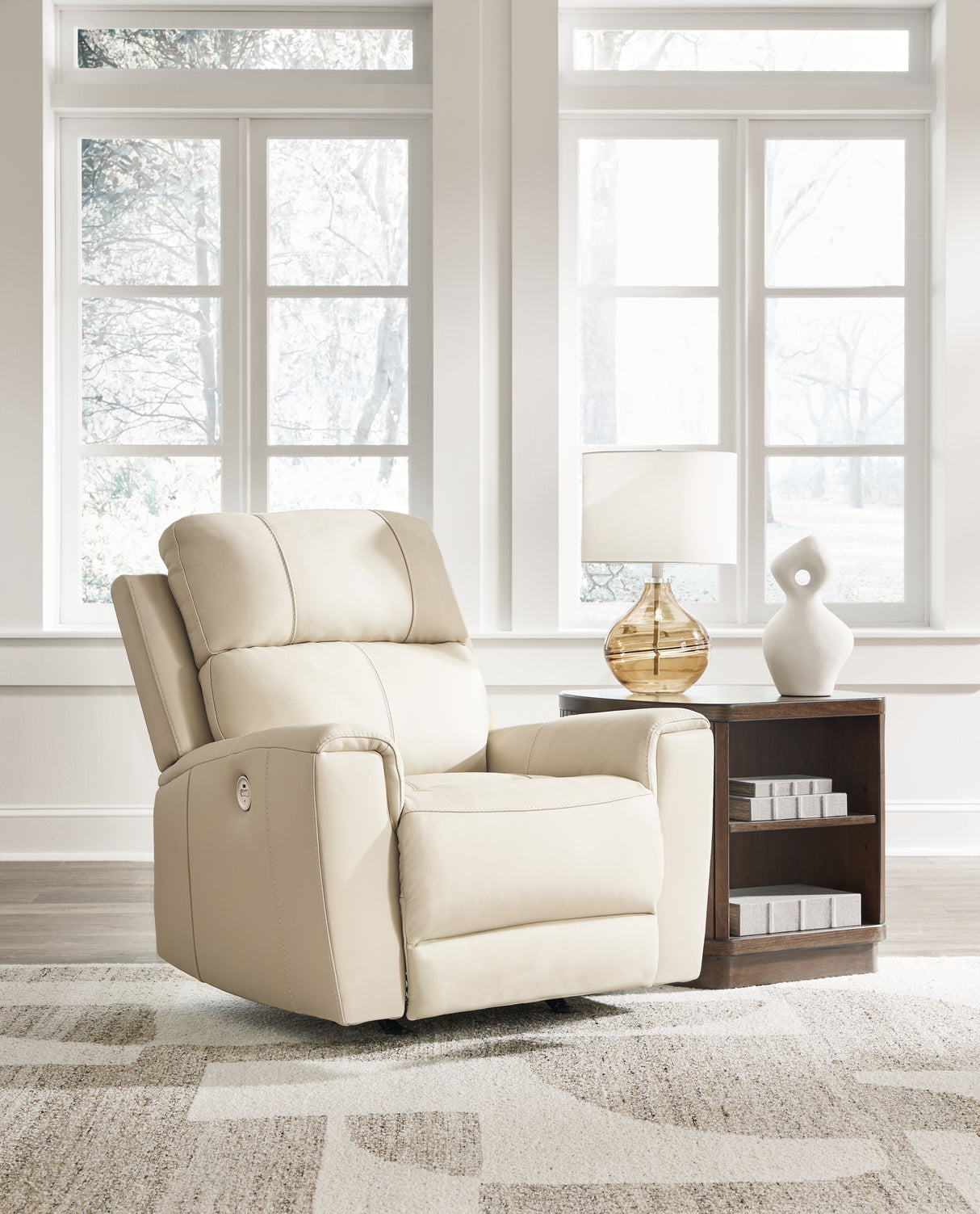 Nashville Furniture Outlets - Ashley Furniture - Dahlmoore Living Room - Reclining Power Sofa / Almond - U1320087