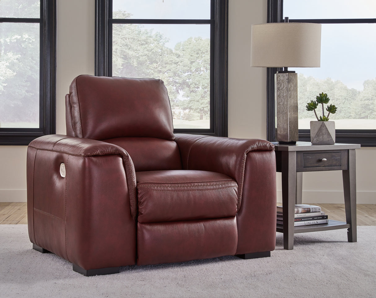 Nashville Furniture Outlets - Ashley Furniture - Alessandro Living Room - PWR REC Loveseat/CON/ADJ HDRST / Walnut - U2550218
