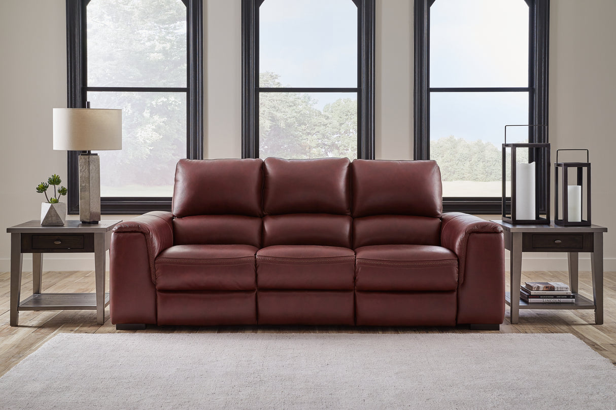 Nashville Furniture Outlets - Ashley Furniture - Alessandro Living Room - PWR REC Sofa with ADJ Headrest / Garnet - U2550115