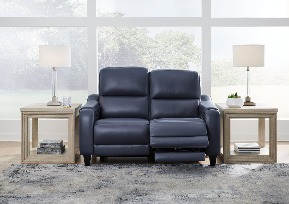 Nashville Furniture Outlets - Ashley Furniture - Mercomatic Living Room - PWR REC Loveseat/ADJ Headrest / Ocean - U7531114