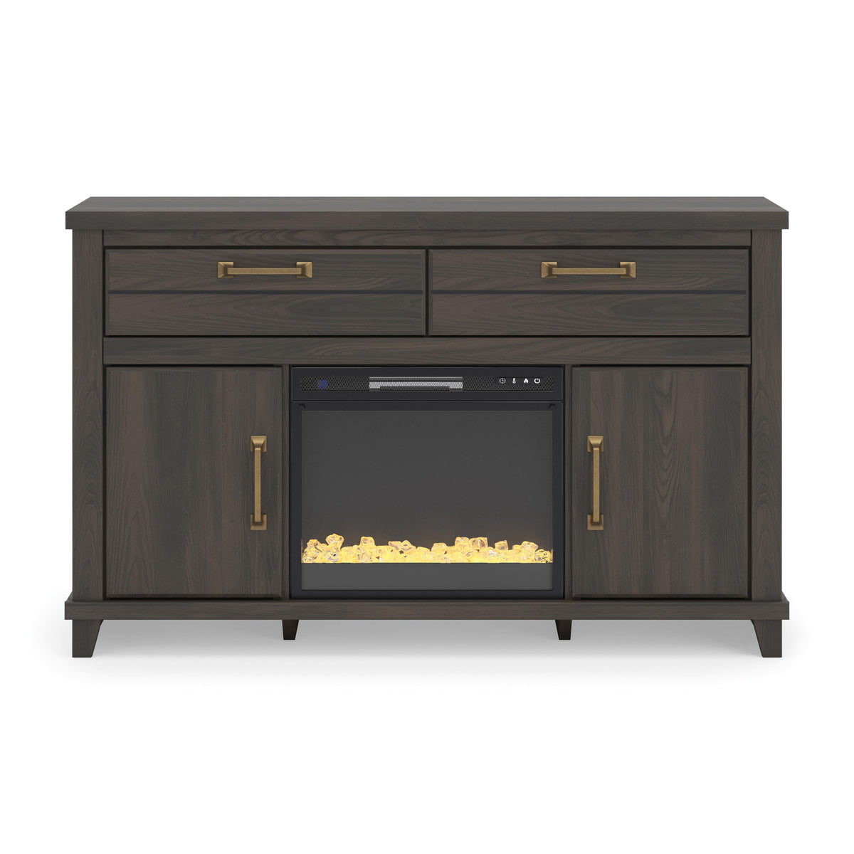 Brazen Valley 60" TV Stand with Electric Fireplace