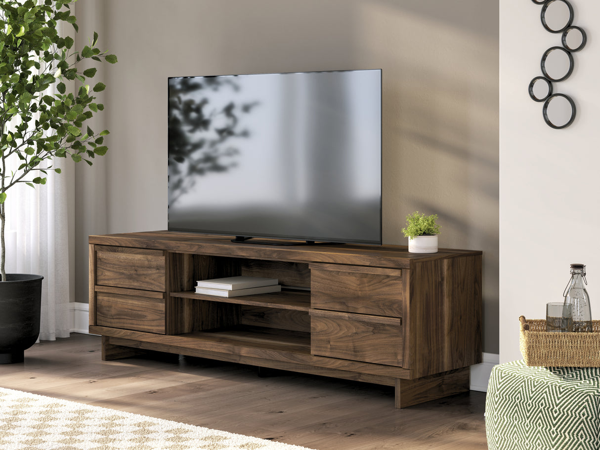 Nashville Furniture Outlets - Ashley Furniture - Zadilyn 72" TV Stand - 72" / Brown - W3367-68