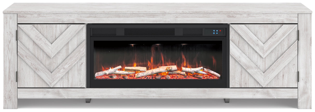 Cayboni 71" TV Stand with Electric Fireplace