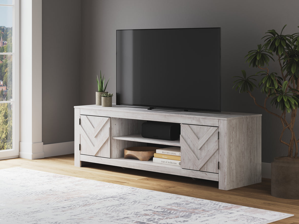 Nashville Furniture Outlets - Ashley Furniture - Cayboni TV Stand - 71" / Whitewash - W3788-68