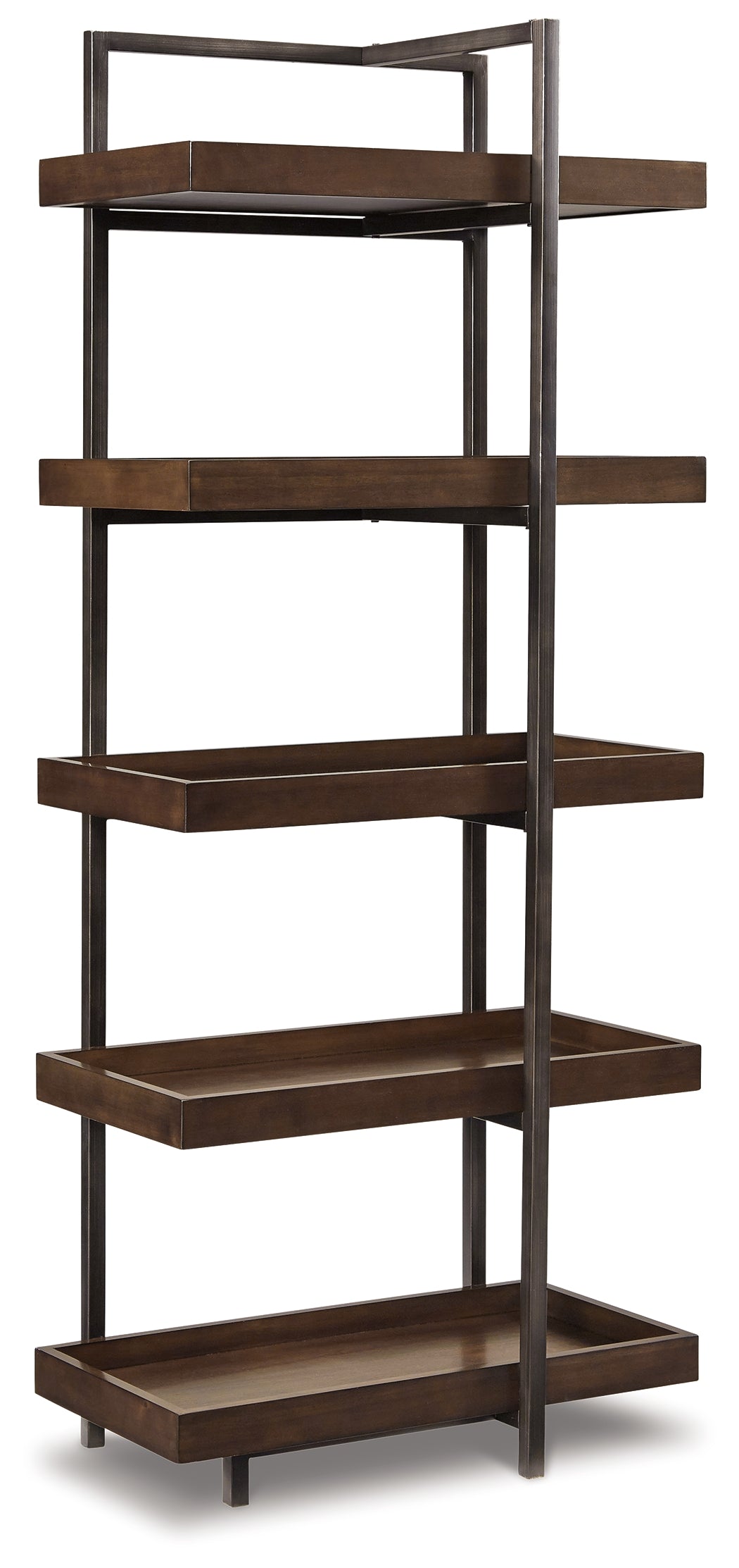 Nashville Furniture Outlets - Ashley Furniture - Starmore Entertainment Center - Left or Right Pier / Brown/Gunmetal - W633-34