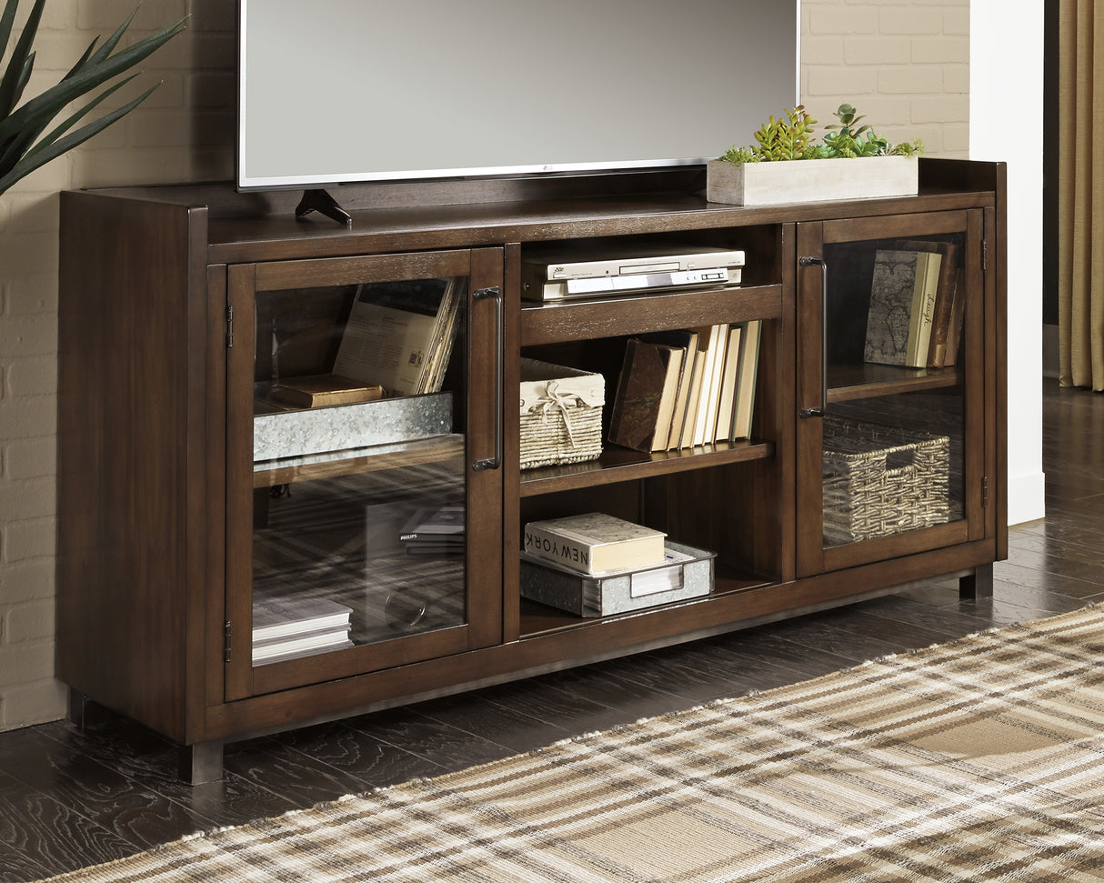 Nashville Furniture Outlets - Ashley Furniture - Starmore 70" TV Stand - 70" / Brown - W633-68