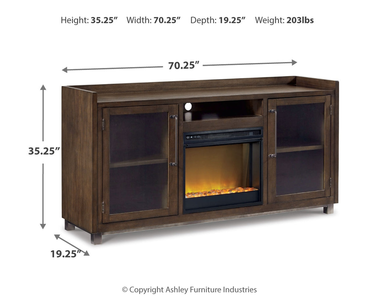 Starmore 70" TV Stand with Electric Fireplace