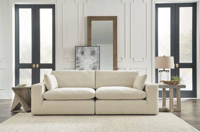 Nashville Furniture Outlets - Ashley Furniture - Elyza Sectional - RAF 10-Piece Sectional / Linen - 10006S8