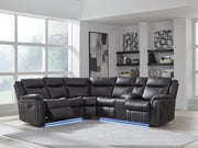 Nashville Furniture Outlets - Ashley Furniture - Sultan Meadow Sectional - 2-Piece Reclining Sectional / Carbon - PC13001S1