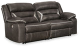 Nashville Furniture Outlets - Ashley Furniture - Kincord Sectional - 2-Piece Power Reclining Sectional Loveseat / Midnight - 13104S7