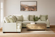Nashville Furniture Outlets - Ashley Furniture - Rawcliffe Sectional - LAF 3-Piece Sectional / Parchment - 19604S1