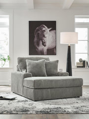 Nashville Furniture Outlets - Ashley Furniture - Lindyn Living Room - Chaise / Fog - 2110515