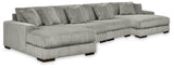Nashville Furniture Outlets - Ashley Furniture - Lindyn 4-Piece Sectional with Double Chaise - 4-Piece Sectional with Double Chaise - 21105S20