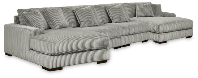Nashville Furniture Outlets - Ashley Furniture - Lindyn 4-Piece Sectional with Double Chaise - 4-Piece Sectional with Double Chaise - 21105S20