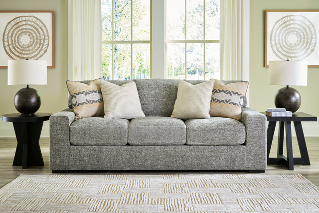 Nashville Furniture Outlets - Ashley Furniture - Dunmor Living Room - Sofa / Graphite - 2490438