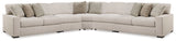Nashville Furniture Outlets - Ashley Furniture - Ballyton Sectional - RAF 5-Piece Sectional / Sand - 25102S3