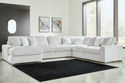 Nashville Furniture Outlets - Ashley Furniture - Stupendous Sectional - RAF 6-Piece Sectional with Chaise / Alloy - 25903S21