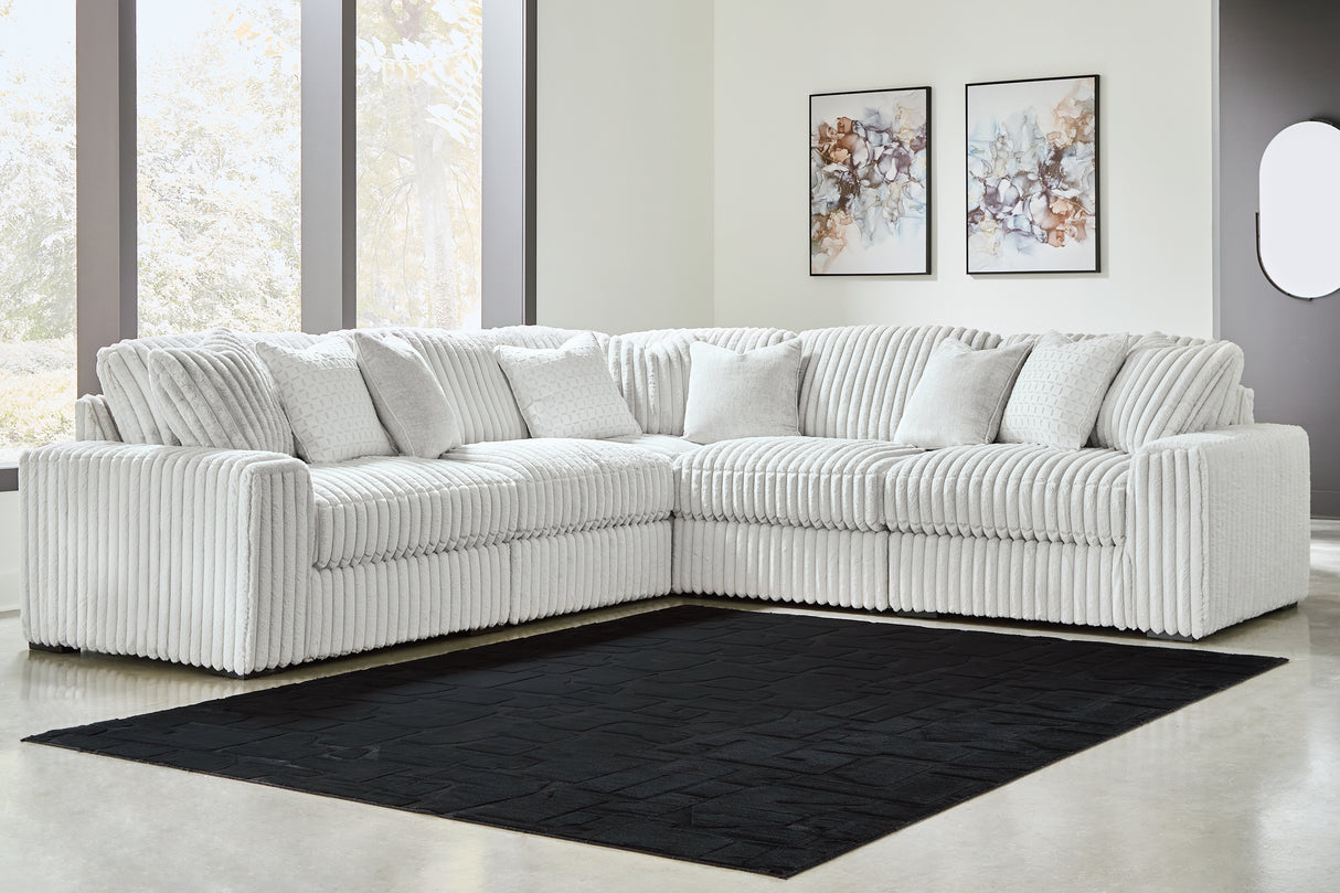 Nashville Furniture Outlets - Ashley Furniture - Stupendous Sectional - RAF 5-Piece Sectional / Alloy - 25903S24