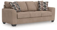 Nashville Furniture Outlets - Ashley Furniture - Triston-Peaks Living Room - Queen Sofa Sleeper / Suede - 3020439