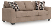 Nashville Furniture Outlets - Ashley Furniture - Triston-Peaks Living Room - Queen Sofa Sleeper / Suede - 3020439
