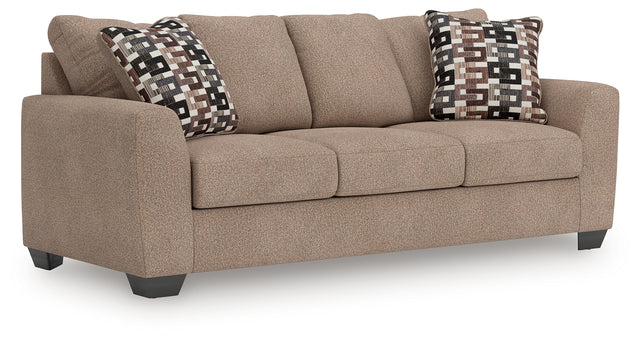 Nashville Furniture Outlets - Ashley Furniture - Triston-Peaks Living Room - Queen Sofa Sleeper / Suede - 3020439