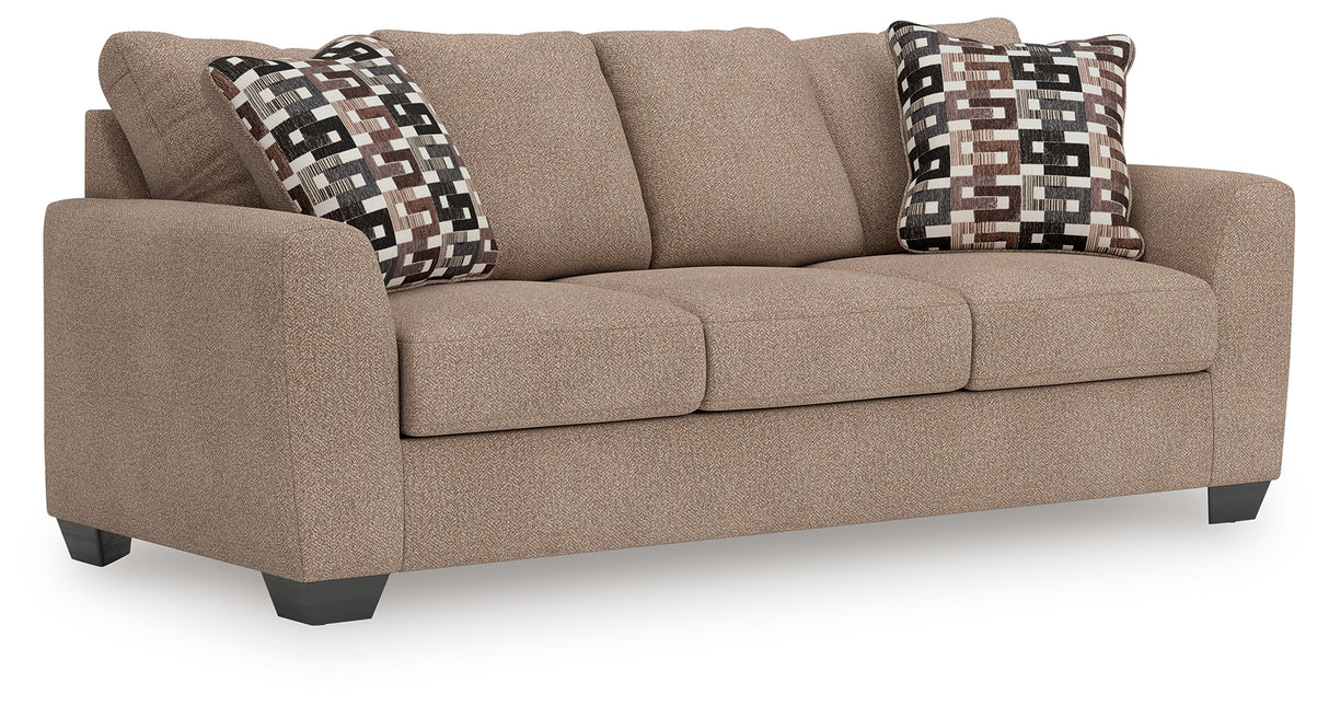 Nashville Furniture Outlets - Ashley Furniture - Triston-Peaks Living Room - Queen Sofa Sleeper / Suede - 3020439