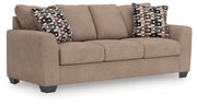 Nashville Furniture Outlets - Ashley Furniture - Triston-Peaks Living Room - Queen Sofa Sleeper / Suede - 3020439