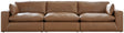 Nashville Furniture Outlets - Ashley Furniture - Emilia Sectional - RAF 3-Piece Sectional Sofa / Caramel - 30901S2
