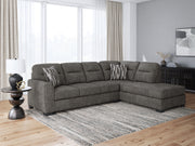 Nashville Furniture Outlets - Ashley Furniture - Olten Sectional - LAF 2-Piece Sectional with Chaise / Graphite - 31305S2
