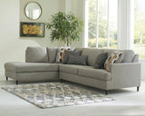 Nashville Furniture Outlets - Ashley Furniture - Santasia Sectional - RAF 2-Piece Sectional with Chaise - 33301S2