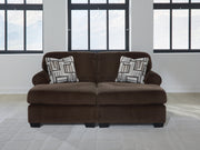 Nashville Furniture Outlets - Ashley Furniture - Kimlee Sectional - RAF 2-Piece Super Chaise / Chocolate - PC35603S4